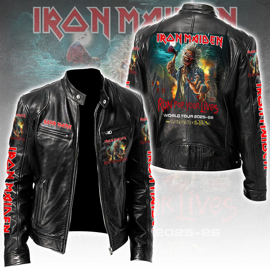 Iron Maiden Motorcycle Leather Jacket – TANTN18699