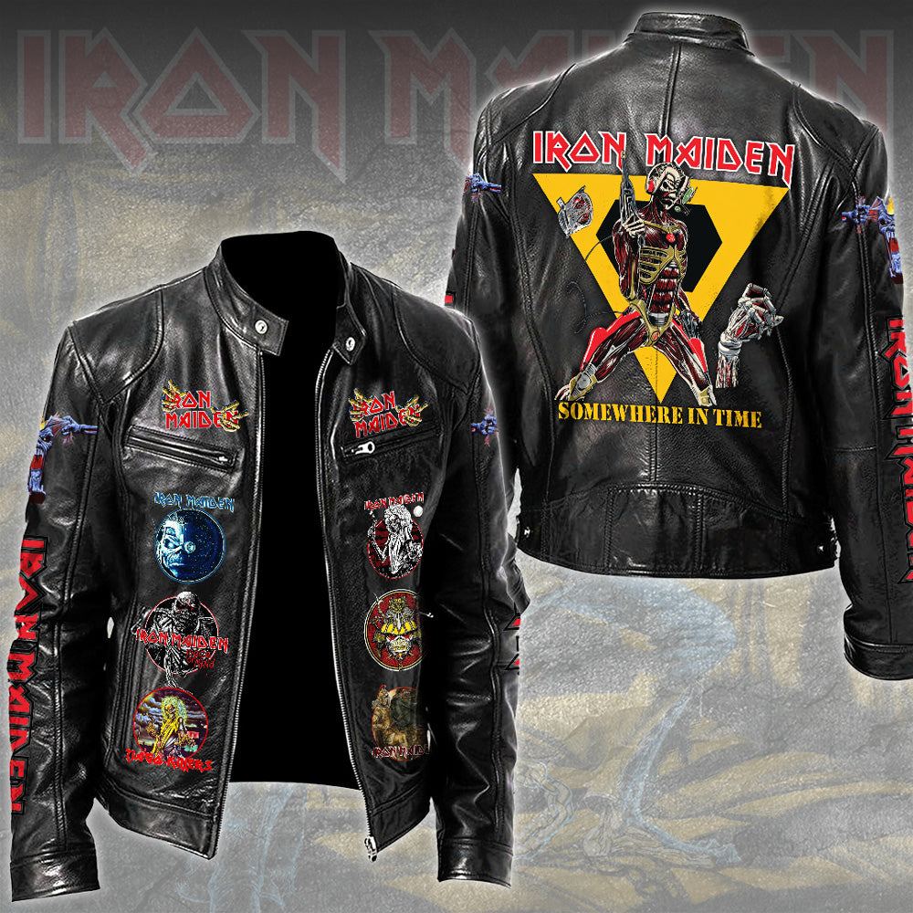 Iron Maiden Motorcycle Leather Jacket – TMTHU4671