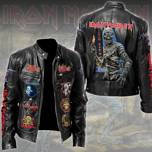 Iron Maiden Motorcycle Leather Jacket – TMTHU4687