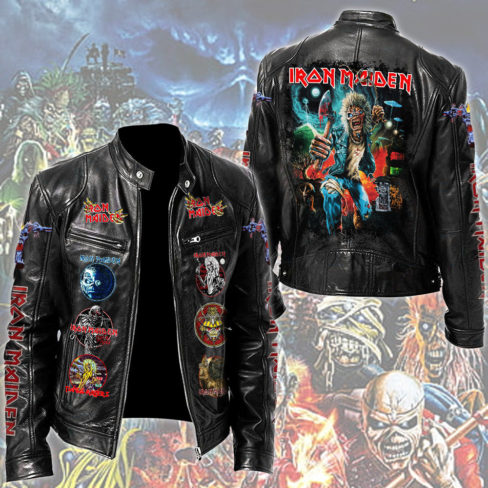 Iron Maiden Motorcycle Leather Jacket – TMTHU5137