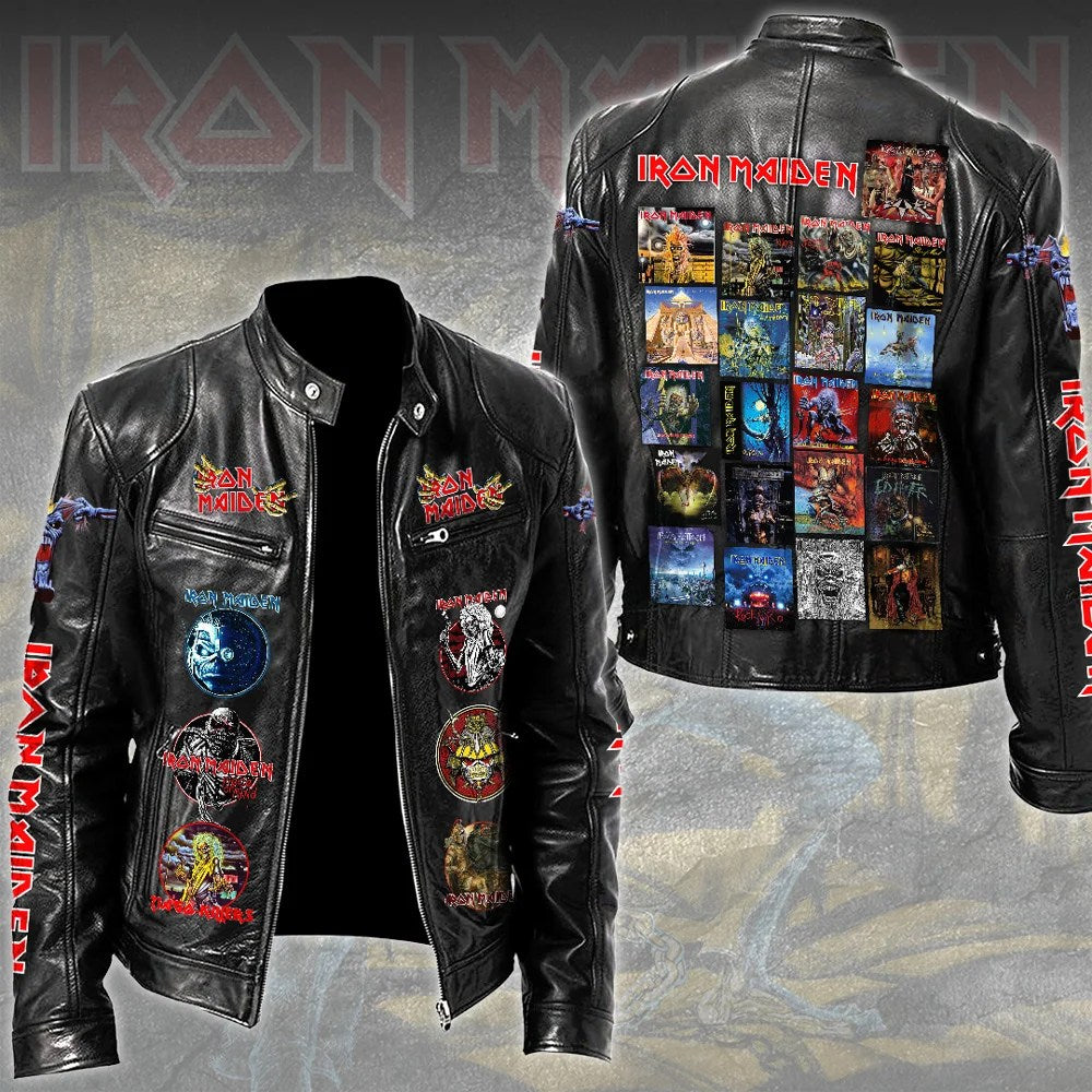 Iron Maiden Motorcycle Leather Jacket – TMTHU9826