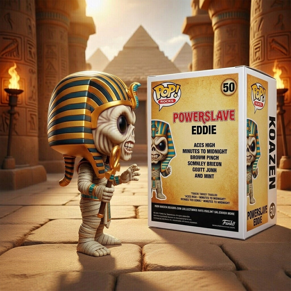 Iron Maiden Powerslave 3D Collectible Vinyl Figure – TANTN22215