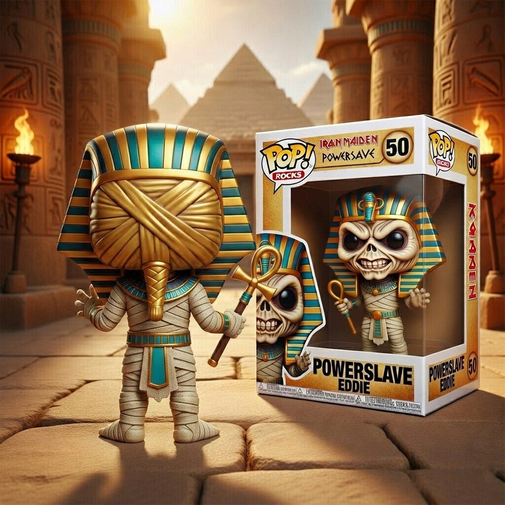Iron Maiden Powerslave 3D Collectible Vinyl Figure – TANTN22215