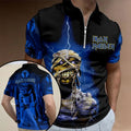 Iron Maiden Powerslave Zip Polo Shirt – HOATT26874