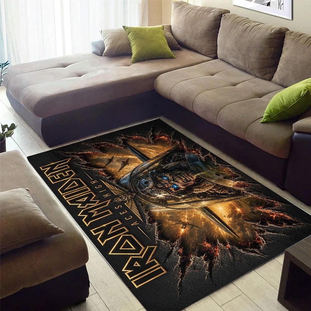 Iron Maiden Rectangular Rug – TMTHU8860