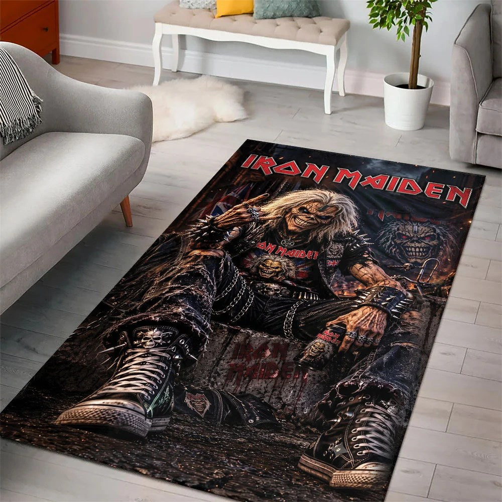 Iron Maiden Rectangular Rug – TMTHU9244