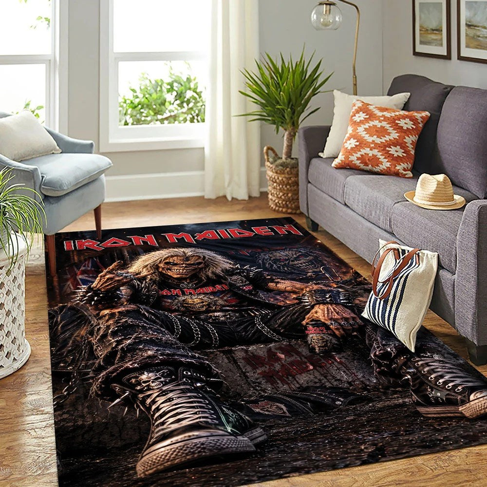 Iron Maiden Rectangular Rug – TMTHU9244