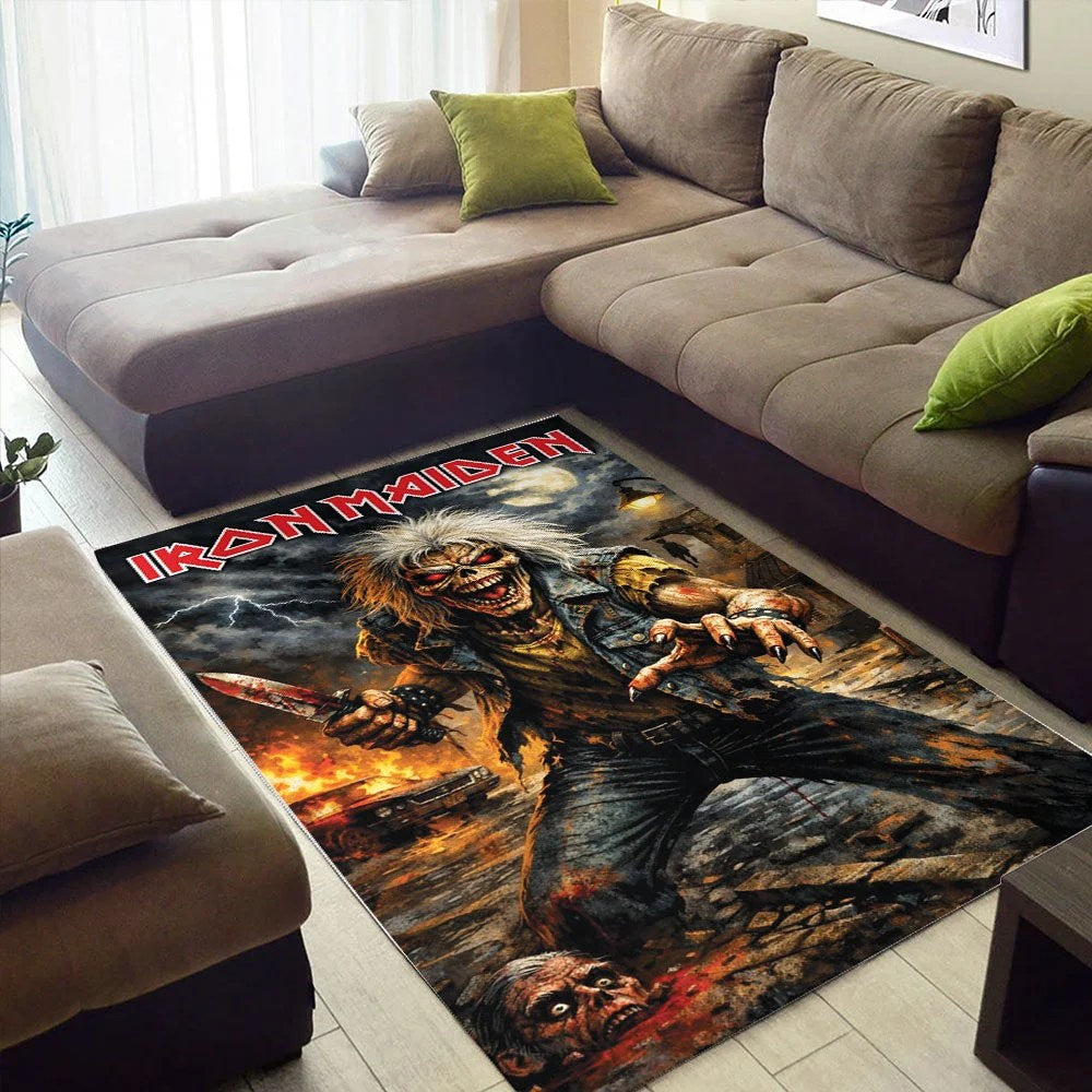 Iron Maiden Rectangular Rug – TMTHU9347