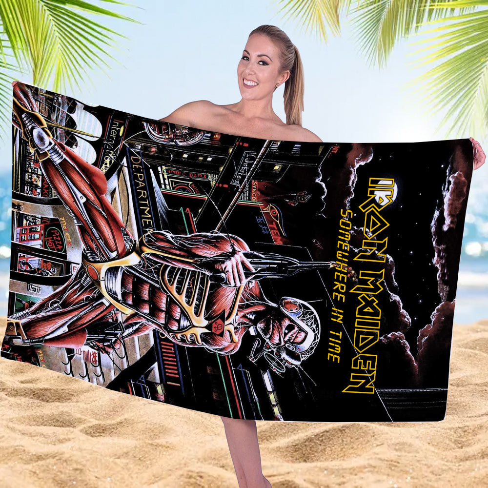 Iron Maiden Rectangle Beach Towel – MAITM 11999