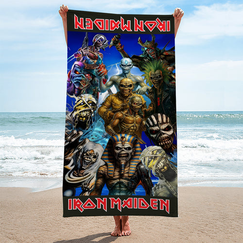 Iron Maiden Rectangle Beach Towel – MAITM14987