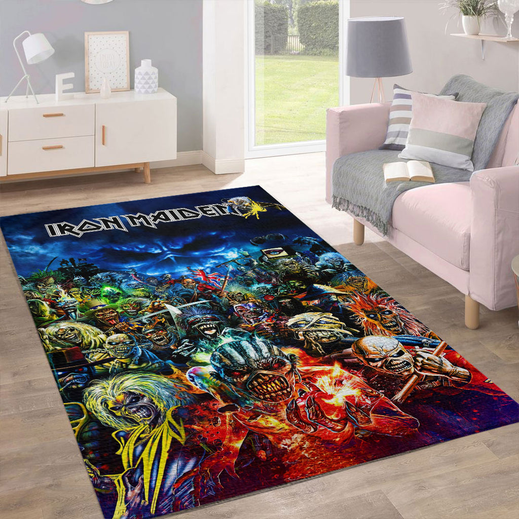Iron Maiden Rectangular Rug – HOATT17960