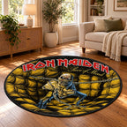 Iron Maiden Round Quilt Rug – HOATT26716
