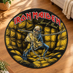 Iron Maiden Round Quilt Rug – HOATT26716