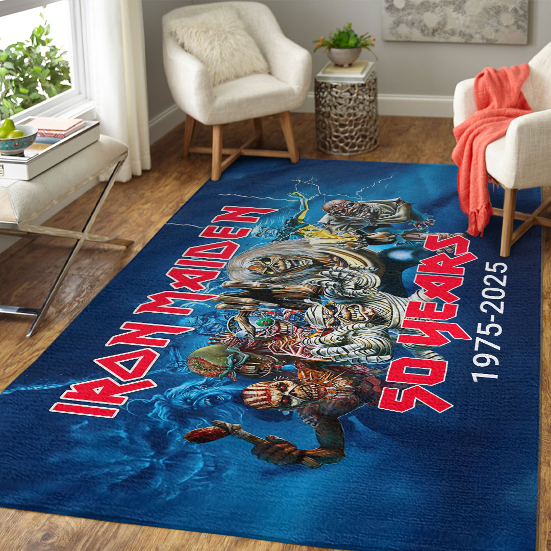 Iron Maiden Rectangular Rug – HOATT 11097