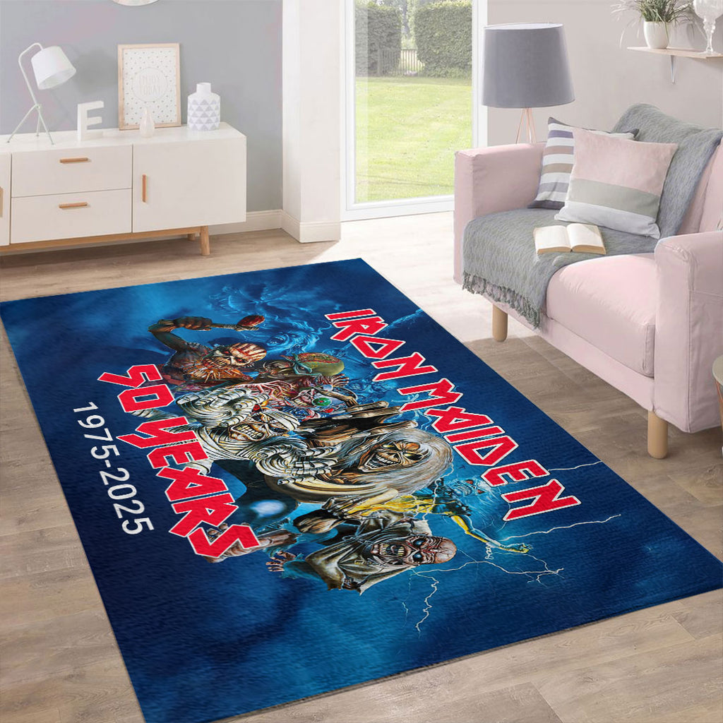Iron Maiden Rectangular Rug – HOATT 11097