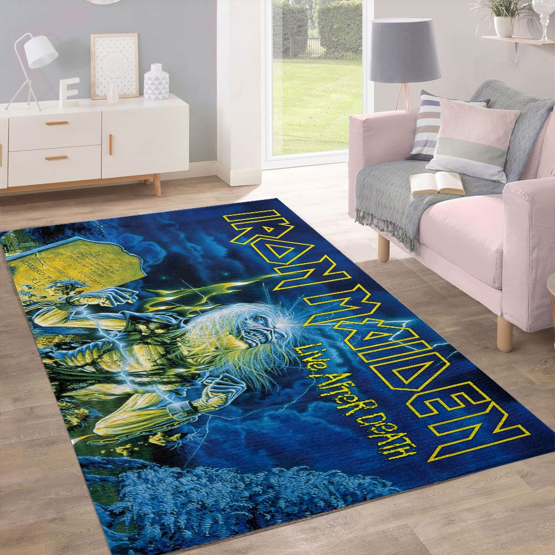 Iron Maiden Rectangular Rug – HOATT 11306