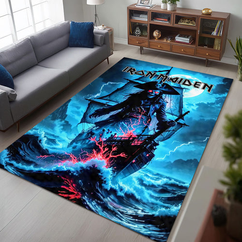 Iron Maiden Rectangular Rug – HOATT20219