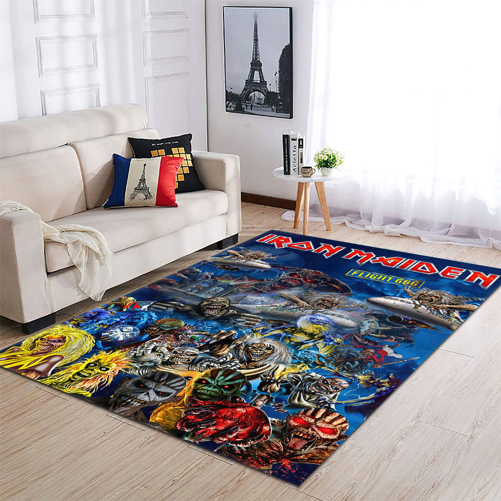 Iron Maiden Rectangular Rug – HOATT20312