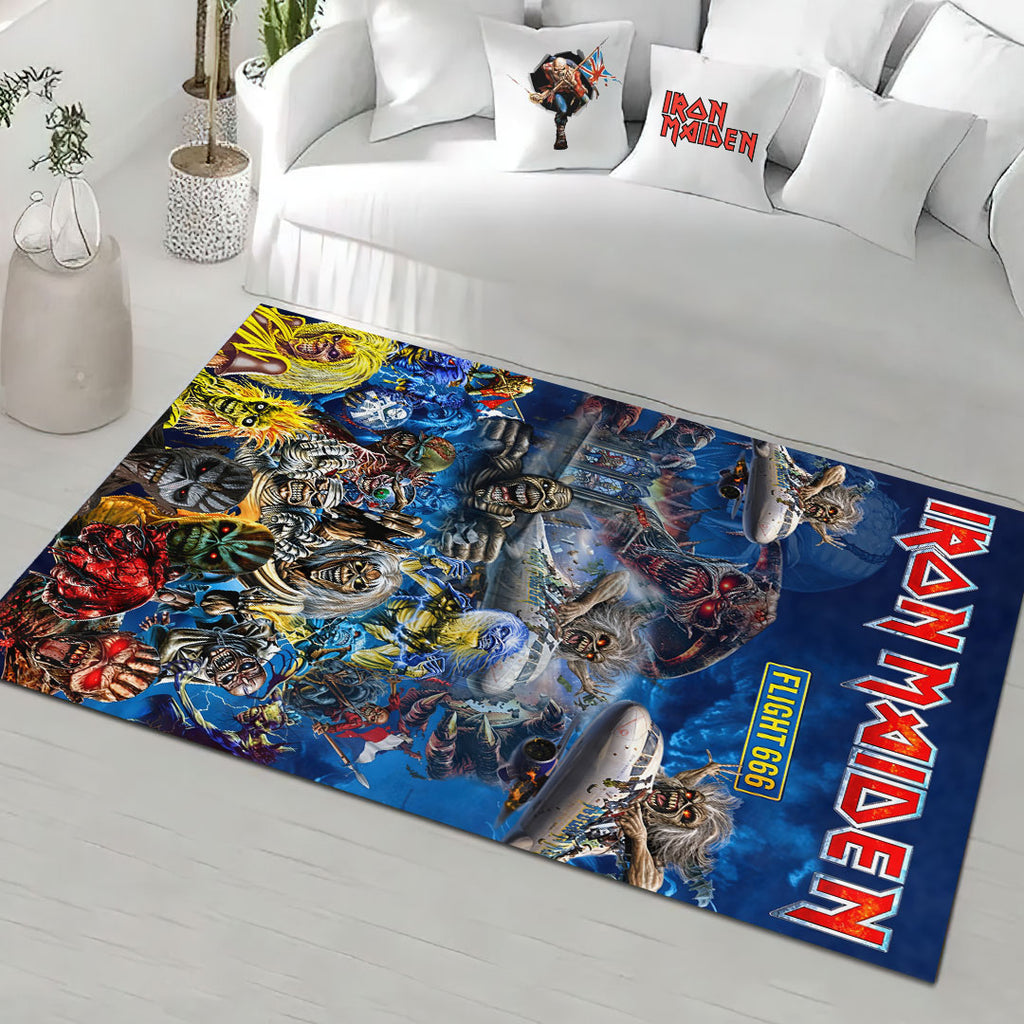 Iron Maiden Rectangular Rug – HOATT20312