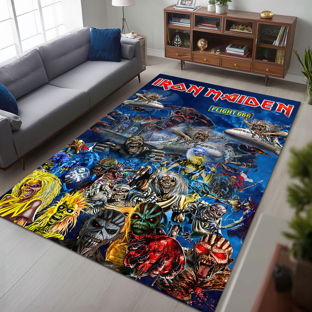 Iron Maiden Rectangular Rug – HOATT20312