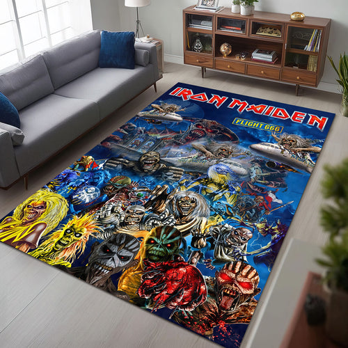 Iron Maiden Rectangular Rug – HOATT20312