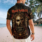 Iron Maiden Short Sleeve Button-Down Shirt – TMTHU9150