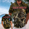 Iron Maiden Short Sleeve Button-Down Shirt – TMTHU9562