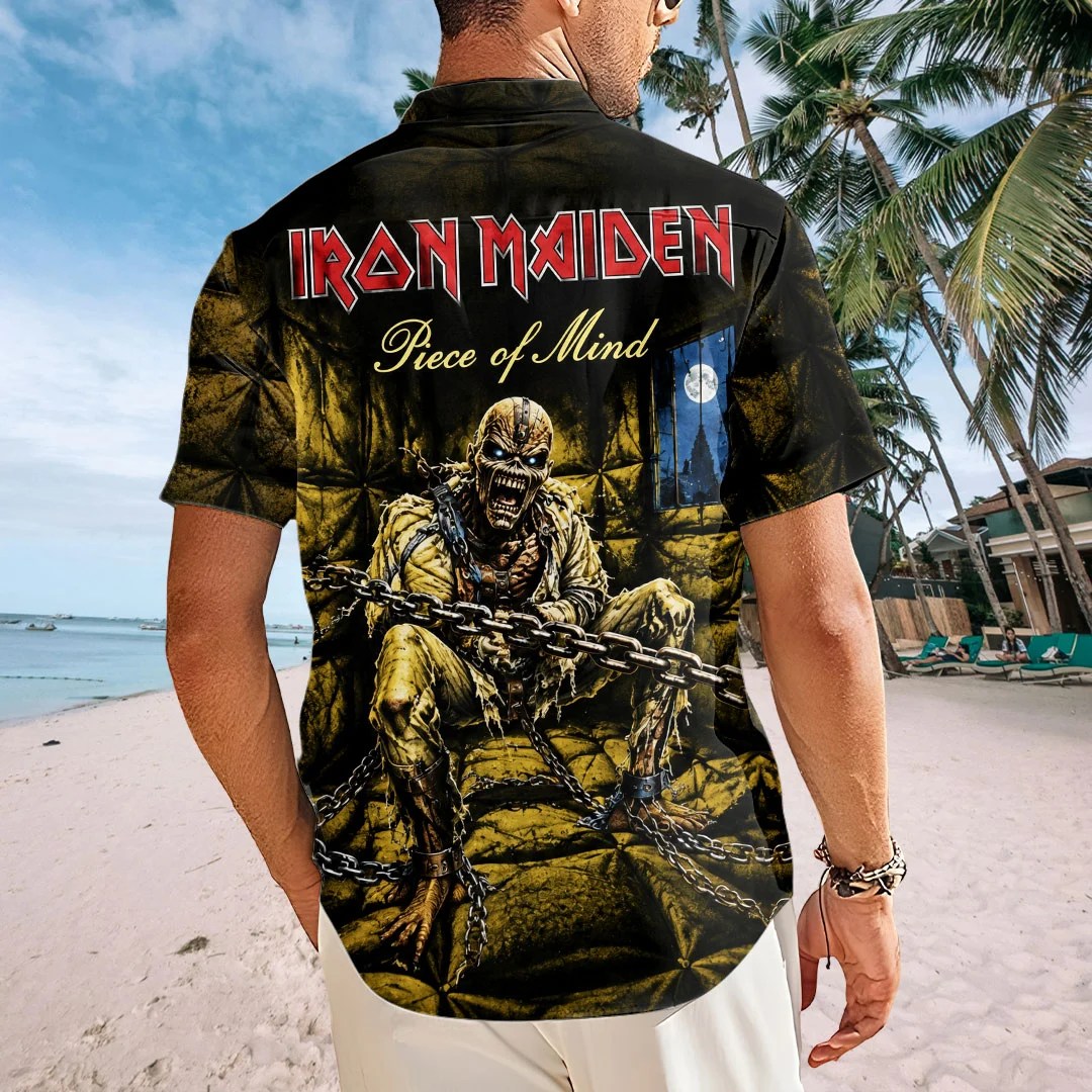 Iron Maiden Short Sleeve Button-Down Shirt – TMTHU9562