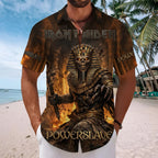 Iron Maiden Short Sleeve Button-Down Shirt – TMTHU9572