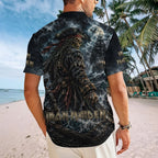 Iron Maiden Short Sleeve Button-Down Shirt – TMTHU9617