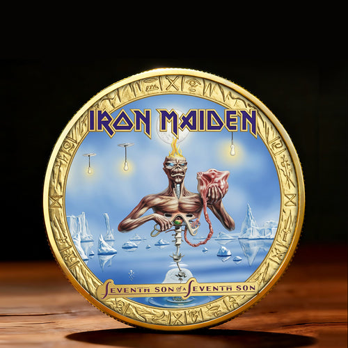 Iron Maiden Seventh Son of a Seventh Son 38th Anniversary Commemorative Coin – TMTHU5214
