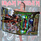 Iron Maiden: Somewhere In Time 40th Anniversary Rectangle Beach Towel – TMTHU9119