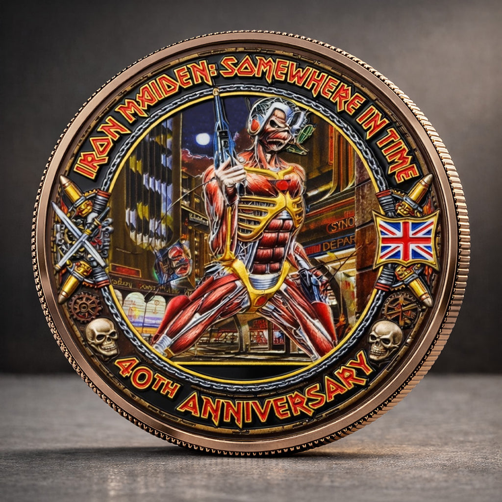 Iron Maiden: Somewhere in Time 40th Anniversary 2026 Commemorative Coin – TMTHU4672