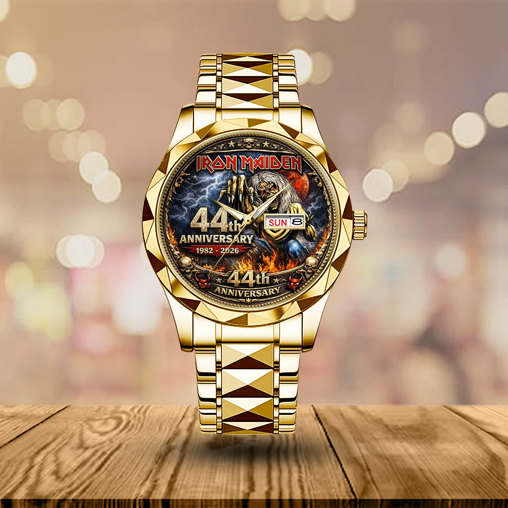 Iron Maiden The Number Of The Beast 44th Anniversary Alloy Luxury Quartz Watch – TMTHU4933