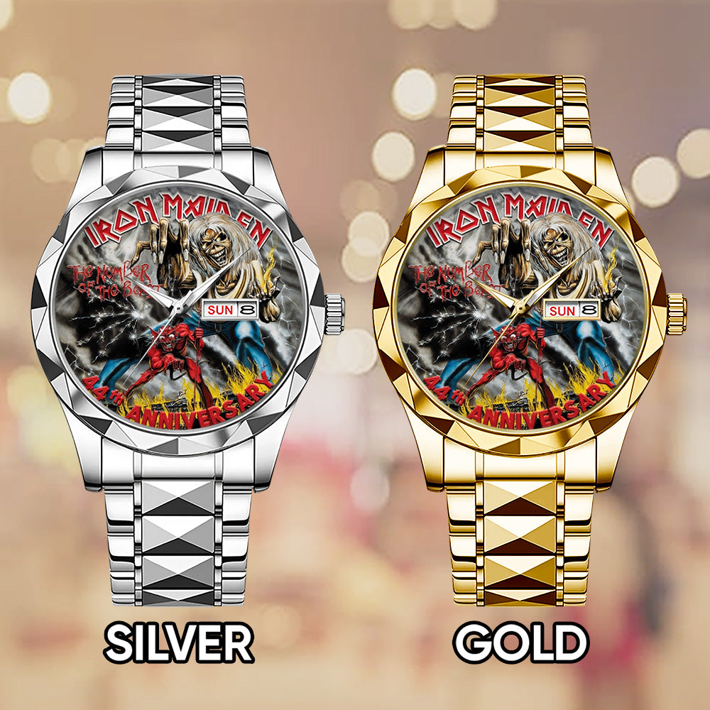 Iron Maiden The Number Of The Beast 44th Anniversary Alloy Luxury Quartz Watch – TMTHU4577