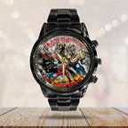 Iron Maiden The Number Of The Beast 44th Anniversary Black Stainless Steel Watch – TMTHU4578
