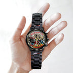 Iron Maiden The Number Of The Beast 44th Anniversary Black Stainless Steel Watch – TMTHU4578