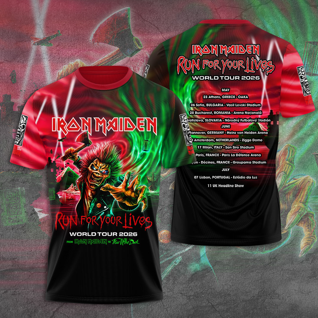 Iron Maiden Tour 2026 3D Apparel – TANTN16473