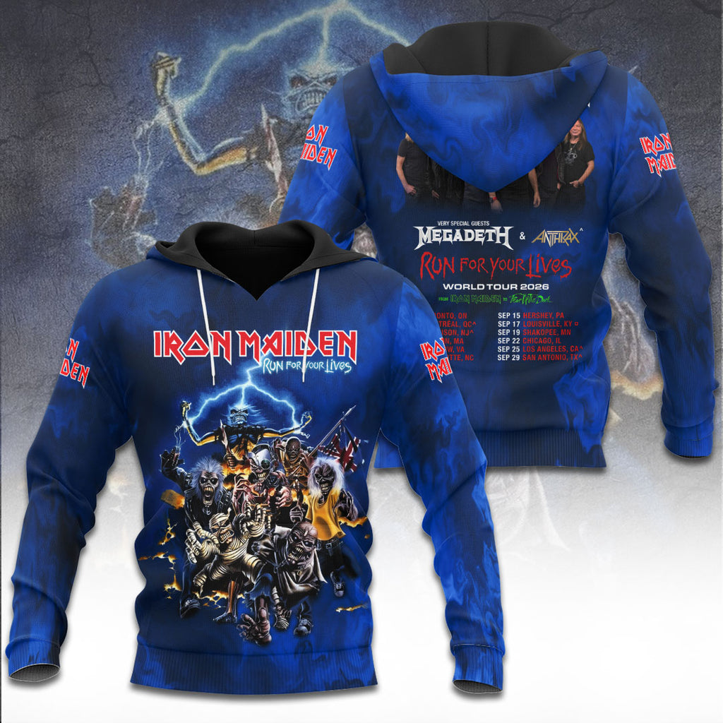 Iron Maiden Tour 2026 3D Apparel – TANTN21219