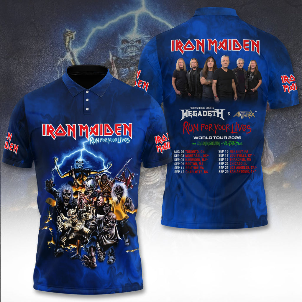 Iron Maiden Tour 2026 3D Apparel – TANTN21219