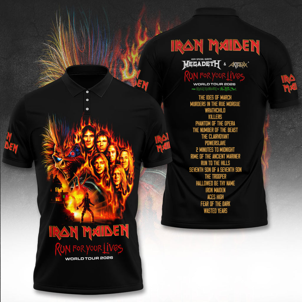 Iron Maiden Tour 2026 3D Apparel – TANTN21274