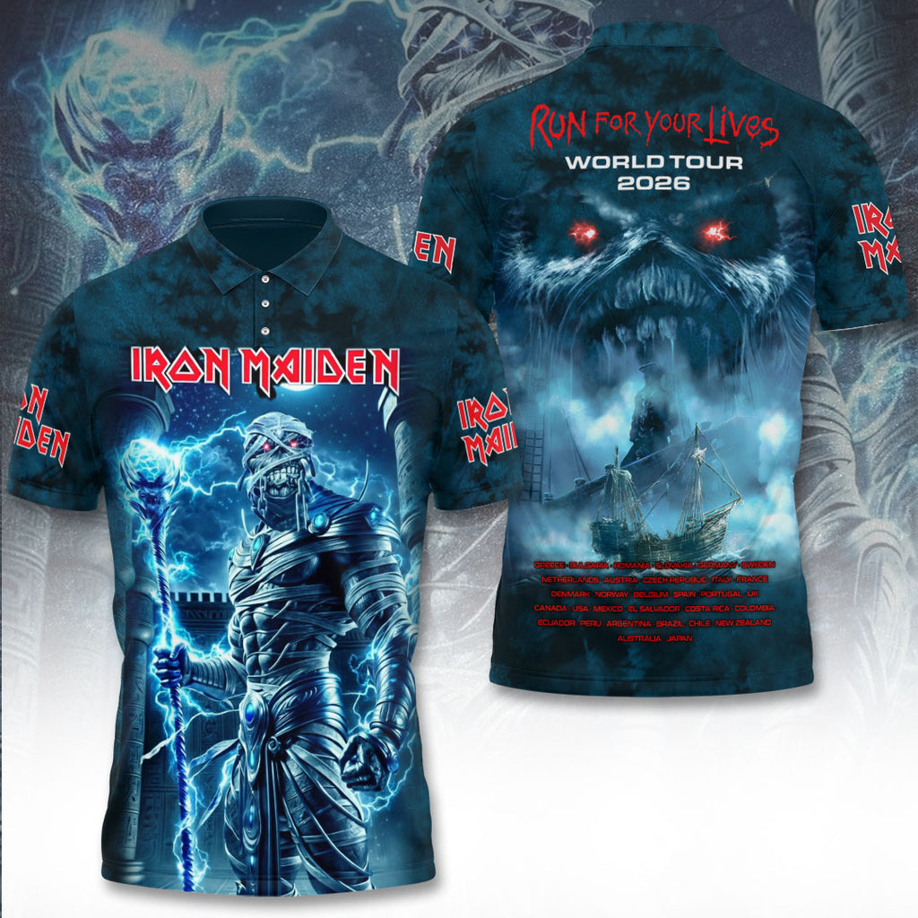 Iron Maiden Tour 2026 3D Apparel – TANTN21825