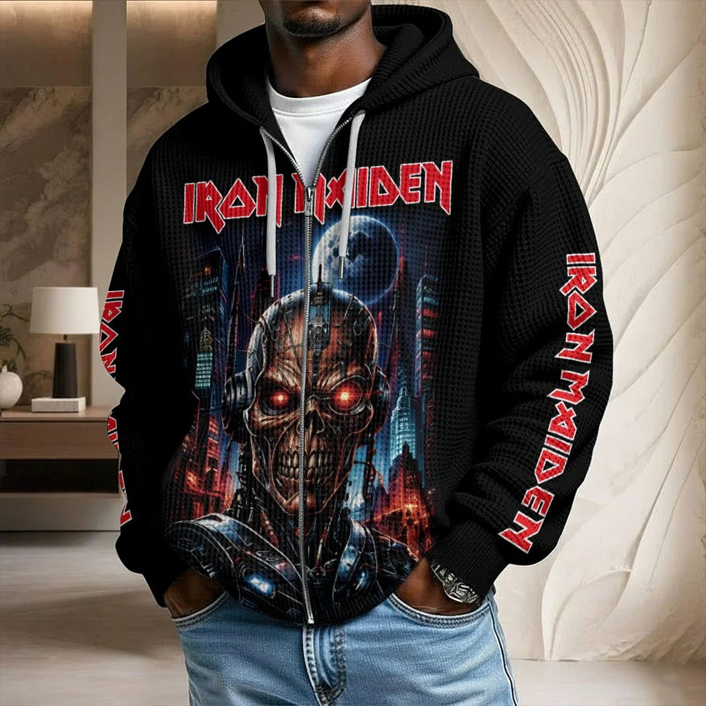 Iron Maiden Tour 2026 3D Unisex Waffle Hoodie – TANTN25717