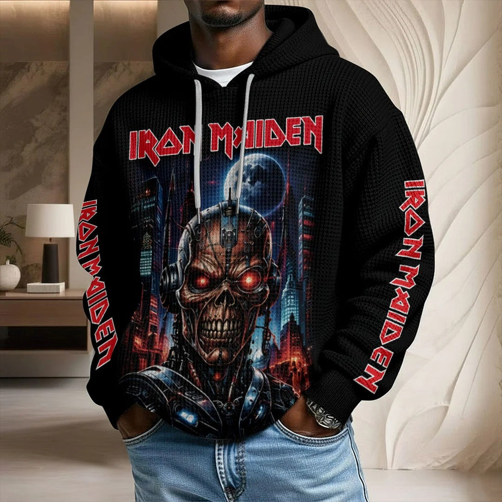 Iron Maiden Tour 2026 3D Unisex Waffle Hoodie – TANTN25717