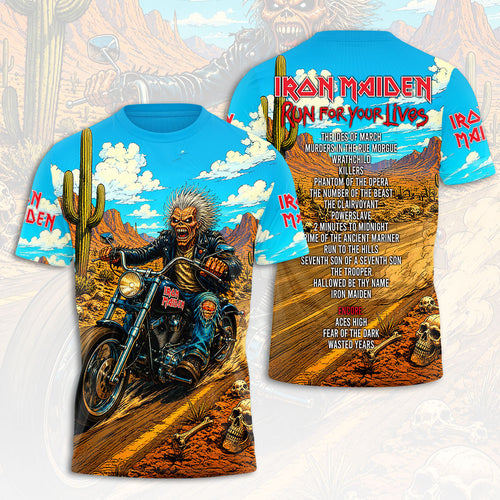 Iron Maiden World Tour 2026 3D Apparel – HOATT18214