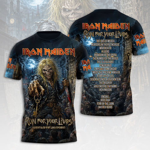 Iron Maiden World Tour 2026 3D Apparel – HOATT18215