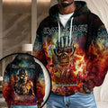 Iron Maiden World Tour 3D Unisex Waffle Hoodie – HOATT21410