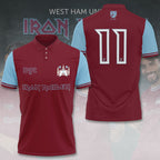 Iron Maiden x West Ham United FC 50th Anniversary World Series 2025 3D Apparel – TANTN18397
