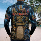 Iron Maiden Zip Polo Shirt – TMTHU8941