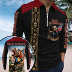 Iron Maiden Zip Polo Shirt – TMTHU7278
